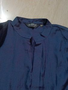 Elegant Navy Blue Kurta top medium size