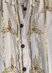 off white boho dress