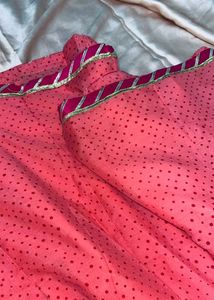 Cute Pink Polka Dot Dress bottom