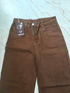 make offer Brown Wide Leg Jeans