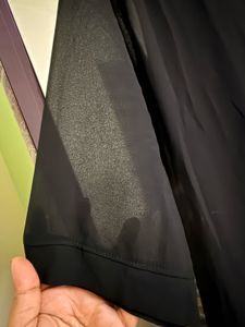 Elegant Black Embroidered  Shrug