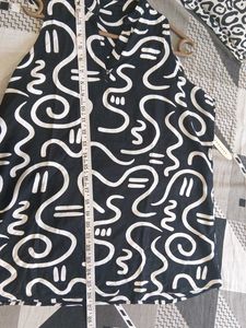 Stylish Black &amp; White Printed Co-ord Set