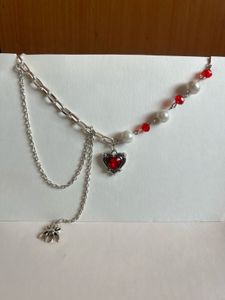 Handmade Gothic Heart Necklace🕷️🫀
