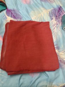 Elegant Red Dupatta for Women