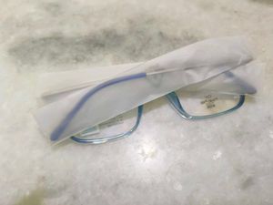 Stylish Blue Square Frame Eyeglasses