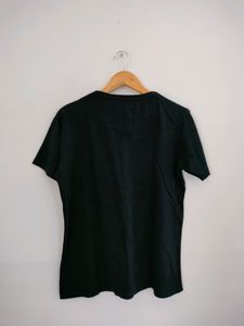 Black Printed T Shirt (Men's)