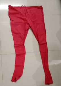 Vibrant Red Ethnic Salwar Pants
