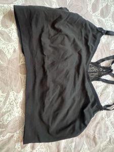 Black Lace Back bralette