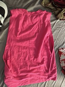 Pink "Active" Sleeveless Top