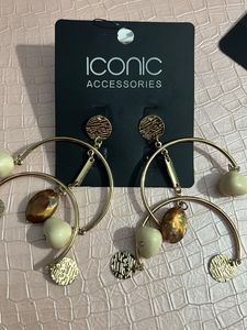 Iconic Accessories Hoop Earrings