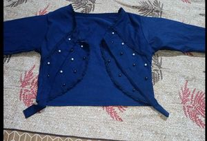 jeans top with shrug