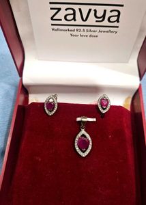 925 Silver Pendant Set