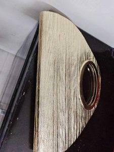 Elegant Textured Clutch Bag golden