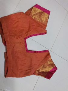 NewBlouse - MustardColor With PinkBorder NeverUsed