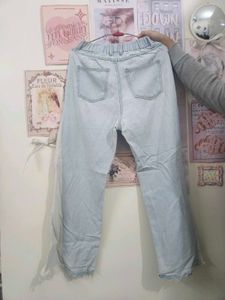 Light Wash Wide Leg Jeans