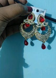 Maroon Earrings for Women and Girls Party Wear EAR