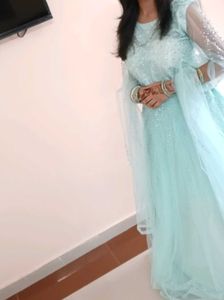 Stunning Mint Green Sequin Gown