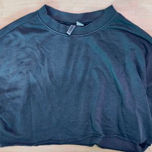H&M Cropped Sweatshirt