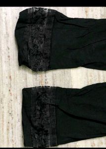 Black Embroidered Kurta set