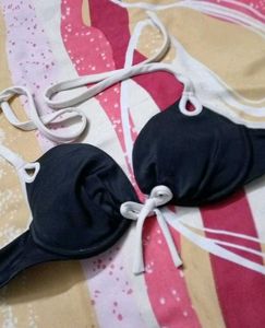 Classic Black Halter Bikini Top