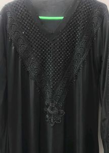 Lycra Black Abaya