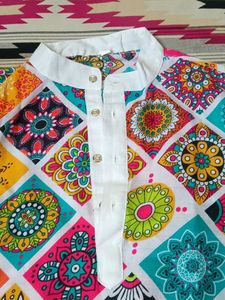Boho Mandala Print Kurta