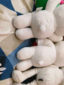 Adorable White Teddy Bears Lot