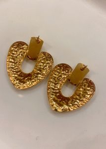 New Gold Heart Earrings