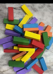 combo glass paint and jenga