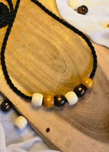 Boho Wooden Bead Choker