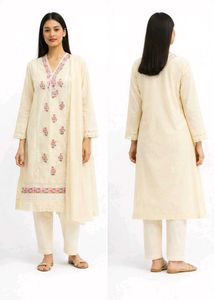 Floral Embroidered Kurta Set