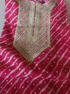 Beautiful red Kurta Set