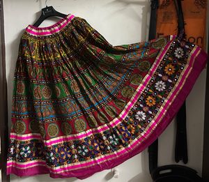 Vibrant Embroidered Ethnic Skirt