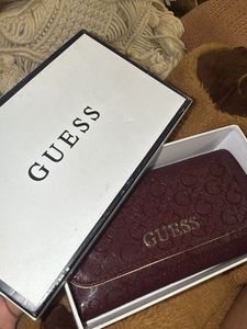 Guess burgundy  Wallet original with box