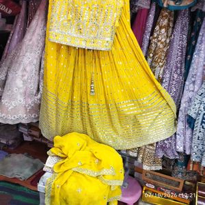 Stunning Yellow Lehenga Choli