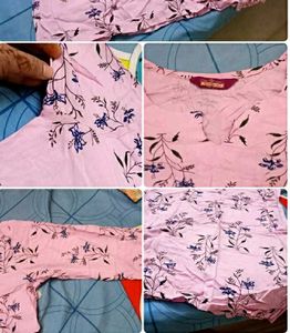 Floral Print Kurta