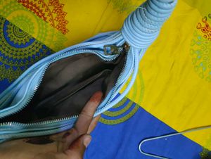 Chic Light Blue Shoulder Bag