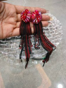 Red Crystal Earring