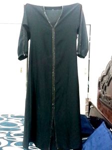 Elegant Black Abaya Dress