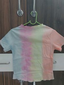 Cute Top Rainbow Color🎀💋