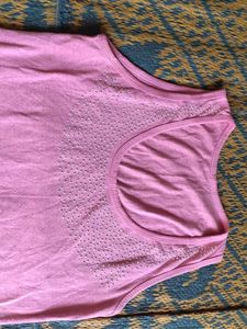 Pink Sleeveless Tank Top