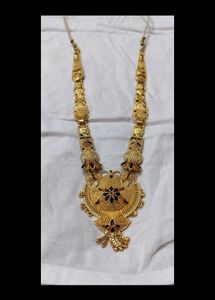 Gold Necklace and Earrings Set