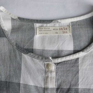 Cute Zara Gingham Ruffle Top🎀✨️