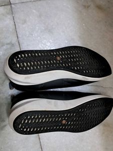Clarks Black Leather Flats