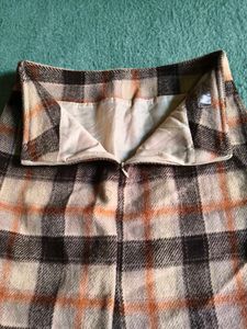 Vintage Plaid Mini Skirt
