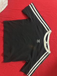 Original Adidas 3-Stripes cropped top