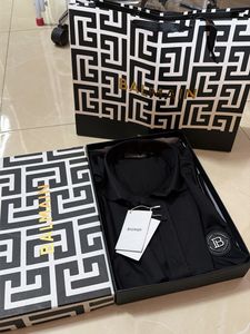 Balmain Black Shirt half sleeve size 40 L