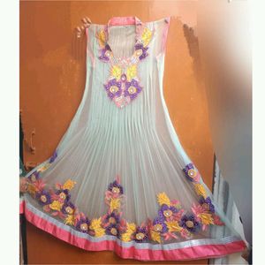 Designer Heavy Frock Suit 💙😍