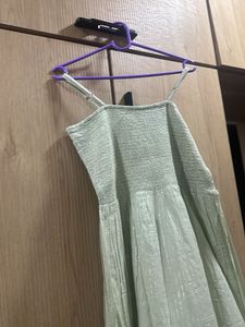 Sea Green Lucknowi Shrug And Inner