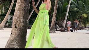 Offer✨ASOS Beachy Neon Sarong Dress